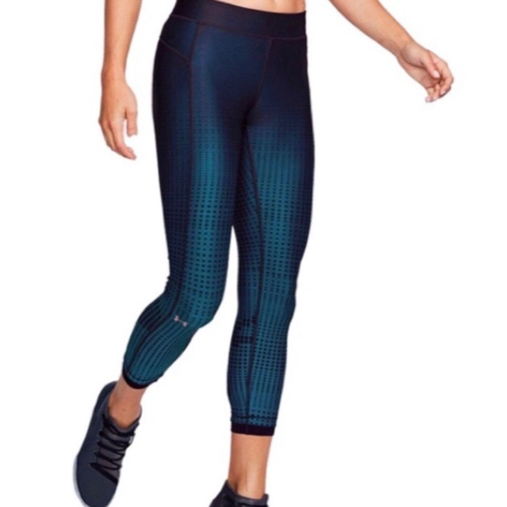 Under Armour Ankle Crop Graphic Teal M